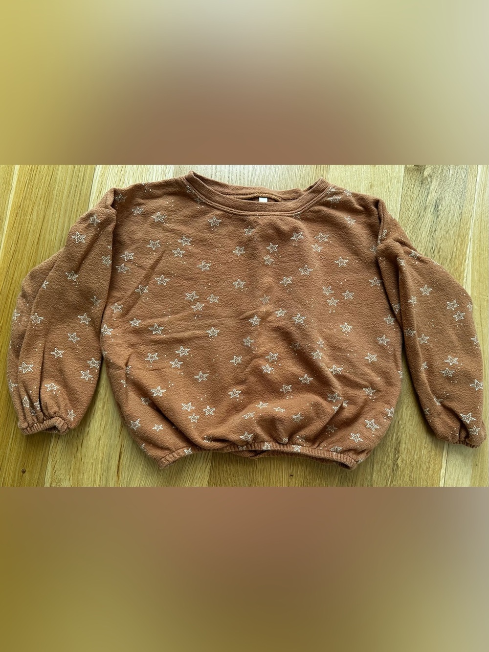 Rylee + Cru Star Print Sweatshirt